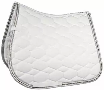 HKM Crystal Fashion Schabracke, weiß, Dressur