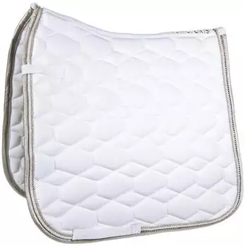 HKM Crystal Fashion Schabracke, weiß, Pony Dressur