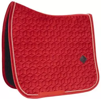 Kentucky Horsewear Dressur-Schabracke "Velvet" - rot