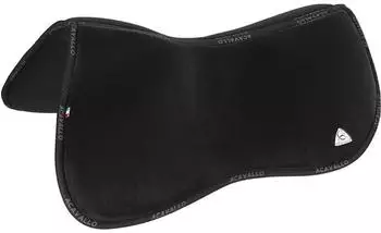 Acavallo Sattelunterlage Memory Foam Halfpad (hinten erhöht) Schwarz / M