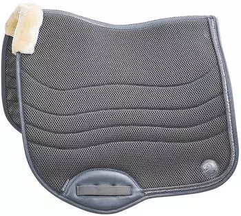 Busse Schabracke Dressur 3D Air Effect KG Sattelunterlage Grau / Vb/wb