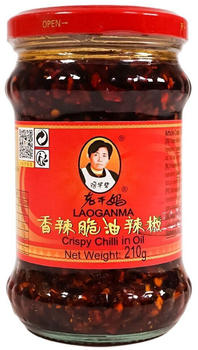 Lao Gan Ma Crispy Chili in Öl (210g)