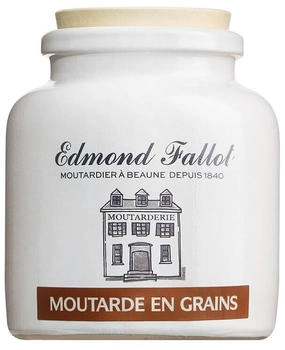 Fallot Dijon Senf grobkörnig im Steintopf (250g)