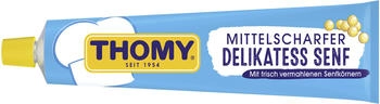 Thomy Delikatess Senf Mittelscharf (200ml)