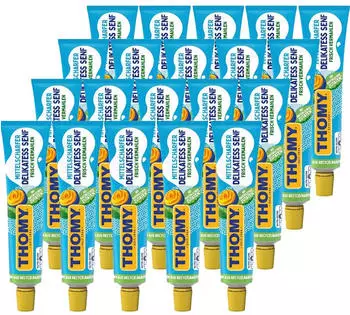 Thomy Delikatess Senf Mittelscharf (20x100ml)