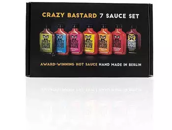 Crazy Bastard 7 Sauce Set (7 x 100ml)