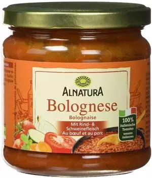 Alnatura Bio Bolognese Sauce 330ml