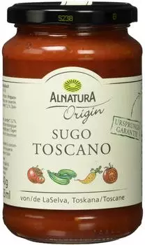 Alnatura Bio Tomatensauce Origin Sugo Toscano 325ml