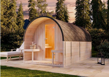 Finntherm Fasssauna ScandiPod Deluxe Ø 204 x 280 cm (E3.2.00022.1)