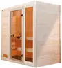 Sauna mit zwei Bänken