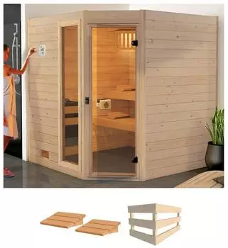 Weka Valida Eck Gr. 2 (Glastür + Zusatzfenster)