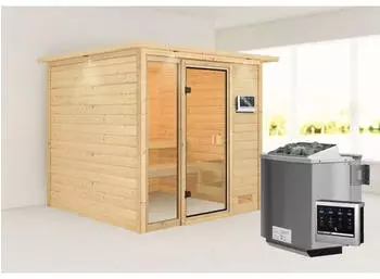 Woodfeeling Jutta (9kW Bio-Ofen mit Steuerger&auml;t, Dachkranz)