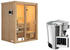 Karibu Avari mit Bio-Ofen + Easy Steuerung (93004)