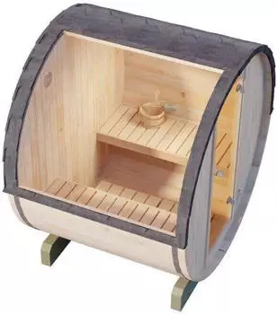 Finntherm Mini XS Fasssauna braun (S0A5M0HD)
