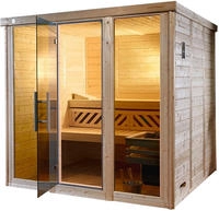 weka Sauna "Kemi Panorama" 7,5 kW Bio-Ofen mit ext. Steuerung