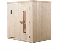 weka Sauna "Halmstad" Set, 7,5 kW Bio-Ofen mit digitaler Steuerung