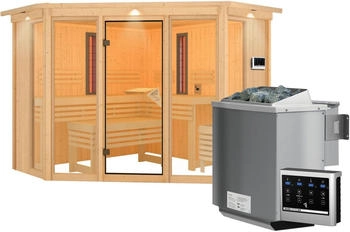 Karibu Asta (9 kW Bio-Ofen inkl. Steuerger&auml;t, Dachkranz)