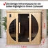 Hecht Infrarot Sauna Fantasy 180x180x190cm