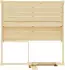 Weka Massivholz-Sauna Valida Gr. 1 mit 4,5 kW BioS-Ofen, Steuerung, Glastür (537.1515.40.78)