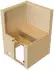 Weka Massivholz-Sauna Valida Gr. 1 mit 4,5 kW BioS-Ofen, Steuerung, Glastür (537.1515.40.78)