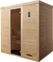 weka Sauna "Kemi" Set, 7,5 kW-Ofen mit digitaler Steuerung