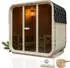 Artsauna Fasssauna Cube Big Fjora 6 Personen 9kW Ofen Glasfront + Zubehör (301844)