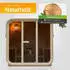 Artsauna Fasssauna Cube Big Fjora 6 Personen 9kW Ofen Glasfront + Zubehör (301844)
