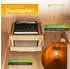 Artsauna Fasssauna Cube Big Fjora 6 Personen 9kW Ofen Glasfront + Zubehör (301844)
