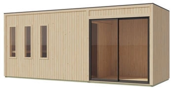 Karibu Saunahaus Ambra 9kW Ofen natur (47714)