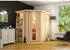 Karibu Saja Innensauna Ecksauna 68mm 230V inkl. Dachkranz, ohne Ofen (85895)