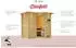 Karibu Sahib 1 Innensauna Ecksauna 40mm 9kW Ofen externer Steuerung (75856)