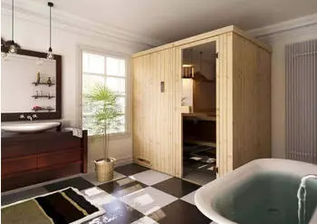 Finntherm Cenik Innensauna 194x144x199cm Wandst&auml;rke 40mm