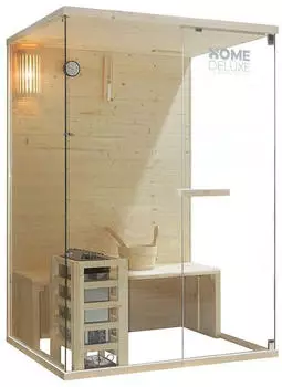 Home Deluxe Sauna ARUNA traditionell, 130x190cm (M)