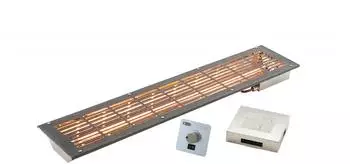 Infraworld VITALlight-IPX4 Infrarotstrahler-Set 500W Eckeinbau anthrazit Easy Control silbergrau (B3448)