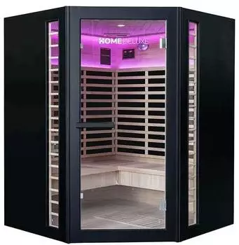 Home Deluxe Infrarotkabine NERO XXL Hemlock 190x150x150cm (NERO XXL)