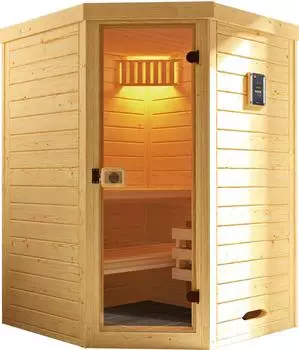 Weka Laukkala Massivholz-Elementsauna 3,6kW externer Steuerung (Gr. 1)