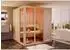 Finntherm Oda Innensauna 194x175x199cm, 40mm Wandstärke, Naturbelassen (M3.2.00004.0)