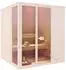 Finntherm Oda Innensauna 194x175x199cm, 40mm Wandstärke, Naturbelassen (M3.2.00004.0)