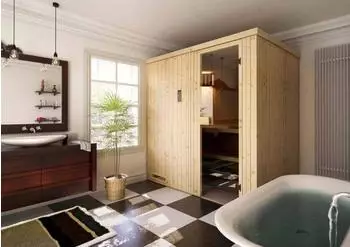 Finntherm Cenik Innensauna 144x144x199cm Wandst&auml;rke 40mm (M3.2.00001.0)