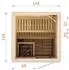 Finntherm Cenik Innensauna 144x144x199cm Wandstärke 40mm (M3.2.00001.0)