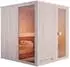 Finntherm Miranda Saunakabine 194x144x199cm, 40mm Wandstärke, naturbelassen