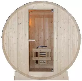Sanotechnik TROMS&Ouml; M Outdoor-Fasssauna f&uuml;r 2 Personen, 3,6kW