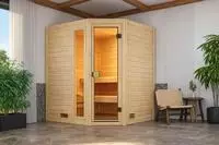 weka Sauna "Valida" Set, 7,5 kW-Ofen mit digitaler Steuerung