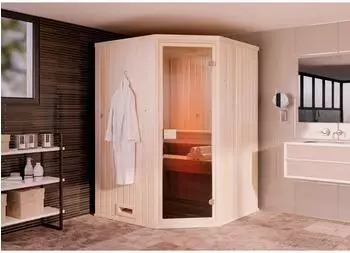 Finntherm Corner Innensauna 144x144x199cm, Wandstärke 40mm