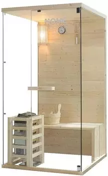 Home Deluxe Sauna ARUNA S, Fichtenholz, 100×110×190cm (74636)