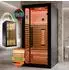 Artsauna Trondheim 90 Infrarotkabine schwarz, Hemlockholz, 1 Person, 1705W (Trondheim90)
