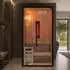 Home Deluxe Kombisauna Everest S, Fichte, 3,6kW Ofen & Infrarot (75499)