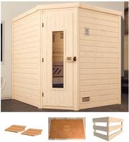 weka Sauna "Turku Eck 1" ohne Ofen