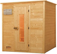 weka Sauna "Bergen" Set, 7,5 kW Bio-Ofen mit digitaler Steuerung