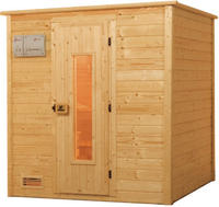 weka Sauna "Bergen" Set, 7,5 kW-Ofen mit digitaler Steuerung